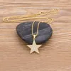 Fashion Simple Star Choker Necklace For Women Elegant Charm Ladies Gold Chain Pendant Necklaces Romantic Valentine Girl Gifts