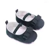 First Walkers Baby PU Leather Girl Princess Moccasins Cute Shoes Bow Soft Soled Non-slip Footwear Crib