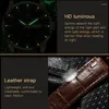 Relojes de pulsera 2023 para hombre, relojes de pulsera deportivos impermeables, cronógrafo de cuarzo, militar, de cuero genuino, reloj Masculino
