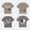 Men's T Shirts Skull Y2k Street Pography Women's T-shirt Versatile Clothing Internet Celebrity Anime Lovers College High Quality