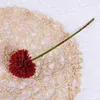 Fiori decorativi artificiali per la decorazione domestica Vaso di ortensia di seta finta Bouquet da sposa Pompon di Natale Accessori da sposa