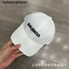 The correct version High quality B family Paris baseball cap lNS hat Hole decoration Sunscreen cap Female visor