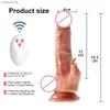 Adult Toys Remote Control Dildo Vibrator Sex Toy For Woman Tongue Licking Realistic Penis Telesic Swing Heating Vibrator Adult Sex Toy L230519