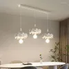 Kroonluchters moderne creatieve vierbladige vierbladige kroonluchter lichten voor levende eetkamer slaapkamer studie indoor dimable home deco lampen