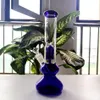 10 -calowe niebieskie szklane Bongs Dab platforma palenia hakah szklana rura wodna