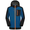 Vestes pour hommes Automne Hommes Softshell Polaire Randonnée Camping En Plein Air Trekking Escalade Manteaux Imperméable Coupe-Vent Thermique À Capuche Veste