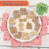 Baking Moulds 8Pcsset 3D Dog Bakeware Cookie Mold Biscuit DIY Cartoon Press Birthday Tools Gift Cake Decorating 230518