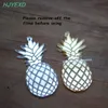 Boucles d'oreilles pendantes lustre 25mm/38mm/50mm goutte d'ananas acrylique Ananas or argent miroir Laser découpe 2.0 "-AC1460Dangle