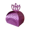 Подарочная упаковка Hollow Out Candy Box Crown Laser Cut Шоколадные коробки детское душ фальшив