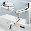 Andere kranen douches Accs 1080 ° Universele rotatie kraanspuitkop Dual Effluent Washbasin Keuken Robotarm Extensie Aerator Bubbler Nozzle 230518