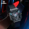 Orologi da polso CASIMA Fashion Desigh Watch For Men Regalo di compleanno al quarzo nero PVD resistente all'acqua # CS2137