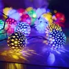 Strings Outdoor Solar Light String Gold Globe tuinlamp Decoratief voor feest bruiloft kerstboom decor vakantie verlichting led