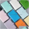 Notepads A6 Empty Notebook Binder Notepad Loose Leaf Notebooks Er Without Paper Pu Faux Leather File Ers Drop Delivery Office School Dhmgq