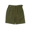 Short shorts de verão algodão de algodão do exército masculino de cargo masculino shorts shorts wear unisex gurkha calças curtas 230519
