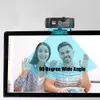 Веб -камеры HD 8K 4K 1K Webcam AutoFocus Computer Webcamera с микрофоном вращающейся USB -камеры для PC Mac Laptop Desktop Skype 230518