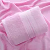 Serviette de bain produit simple serviette de bain en fibre de bambou 430g épaissi adulte doux absorbant beauté serviette serviette de plage 230519