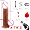 Adult Toys Automatic Telesic Heating Dildo Vibrator G-Spot Massage Huge Realistic Penis Erotic Anal Sex Toys For Women Adult Products L230519