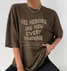 Men s T Shirts His Mercies Are Every Morning Oversized T Shirt Christian Loose Tee Women Trendy Casual cotton Aesthetic Top 230519