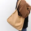 Bolsas de noite SC Tas bahu wanita kulit asli lembut belanja besar kasual tanpa tali lebar dompet tout sapi 100 230517