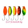 Fishing Hooks JYJ 20pieces a box colorful metal jig spoon lure bait for fishing tackle spinner wobbler pesca trout 230518