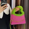 Waist Bags Heart Handbags for 2023 Women Fashionable Leather Shoulder Bag High Quality Luxury Crossbody Unusual Party Cute Tote 23519