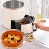 Bakvormen Inklapbare Air Friteuse Siliconen Pot Herbruikbare Ronde Vierkante Liners Mand voor Antislip Lade Oven Accessoires 230518