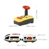 ElectricRC Track Train Electric Toys Setrc Model Kids Christmastoy Set Tree 4 Boysopered Bullet Wood Motor Tabell 7 2 Utbildningsfordon 230518