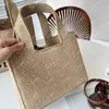 Women Beach Totes Designer Straw Bags Womens Letters Tote Luxurys Flap Crossbody Summer Handbags Casual Bag Street Fashion D2305193F