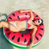 Inflatable Floats Tubes Watermelon pattern adult children's table mat swimming pool party swim ring summer beach floating water sports P230519 good