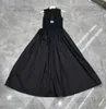 Basic & Casual Dresses designer Woman Designer Luxury channel Classic Womens Dress Hem Drawstring Design Female black Retro Skirt Ladys Fashion Colorful Africa Sexy