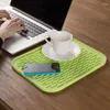 Table Mats Silicone Anti- Insulation Pad Square Non-Slip Tableware Drain Pot Mat Dish Placemat