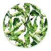 Настенные часы банановые тропические растения листья ПВХ часы современный дизайн