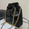 Newest Genuine Leather Shoulder Bag For Women Oil wax cowhide material Handbags Women Designer Hobo Bags Fashion Tote Bag Trash Bag