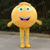 Halloween Yellow Bean Mascot Trajeros de fiesta de navidad