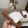 high-quality women fashion Designers Triomphe Sandals platform Slippers Cowhide leather slides Summer must-have outdoor sandy beach sandals