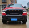 Grille en nid d'abeille LED de Style TRX Grille de pare-chocs supérieure pour Dodge Ram 1500 2019-2022 avec lettre