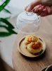 Piatti Ins Style Mini Vassoio Da Dessert Francese Con Coperchio Snack Per La Casa In Legno Massello E Vetro
