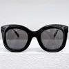 Zonnebrillen 4005FN Acetaatronde voor mannen UV400 Lenzen Fancy Unieke modeglazen Vrouwen Koreaanse stijl Eenvoudige bril
