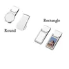 Party Sublimation Metal Coin Clips Diy Design Blank Money Clip Credit Cashes Holder Fashion Travel Accessory