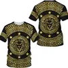 T-shirt da uomo Summer Lion Head Pattern T-shirt stampa 3D Moda uomo Street Casual Camicia sportiva T-shirt oversize O-collo da uomo 230519