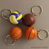 Porte-clés hommes Simulation personnelle petit basket-ball Souvenir pendentif porte-clés nouvelles femmes meilleur cadeau bijoux