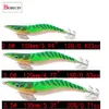 Fishing Hooks Cuttlefish Jig Wobblers Wooden ShrimpFishingTrout Lures Set Jigging Wood Squid Hard Artificial Bait Luminous Sea Bass 10PCS 230518