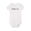 Family Matching Outfits 1 stuk Ctrl+C en Ctrl+V Gedrukte Matching Dad T-shirt Baby panty's Perfect cadeau voor Vaderdag Koop Family Clothing afzonderlijk G220519