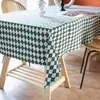 Tafelkleed mat bruiloft centerpieces rechthoekige bureau beschermer binnen geruite tafelkleed picknick decoratie 60