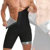 Shapers do corpo masculino Shaper Thermo Sauna Pants Sweat Sweat Cister Leggingings Slimming Rouphe Perda de peso Compressão Shapewear 230519