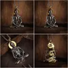 Collares pendientes Vintage Dervish Buddha Collar Hombre Mujer Personalidad Religiosa Amet Joyería Accesorios Drop Delivery Colgantes Dhcwo