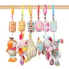 Ratels Mobiles Baby Sensory Hanging Soft Learning Toy Pluche Dieren Wandelwagen Car Bed Crib met TEETER VOOR BEBE BABIES TODDLERS 230518