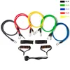 Bandes de résistance 17 pièces/ensemble Latex Gym porte ancre sangles de cheville avec sac Kit ensemble Yoga exercice Fitness bande caoutchouc boucle Tube bandes1