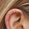 Charm Fashion Exquisite Rhinestone Decor Ear Cuff Earring For Woman Ear 2021 Sommar Ny ankomst Julsmycken gåva AA230518