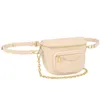 Бум мини-женские поясные сумки с цепочкой через плечо на груди, холст, кожаный дизайнерский кошелек, сумки, сумка для пыли с цветами Eming
